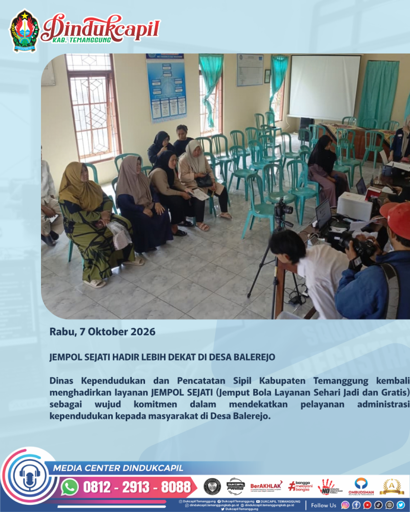 JEMPO SEJATI HADIR LEBIH DEKAT DI DESA BALEREJO