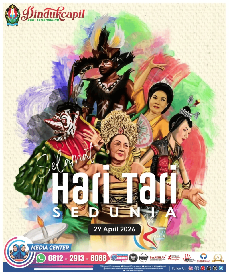 Selamat Hari Tari Sedunia, 29 April 2026