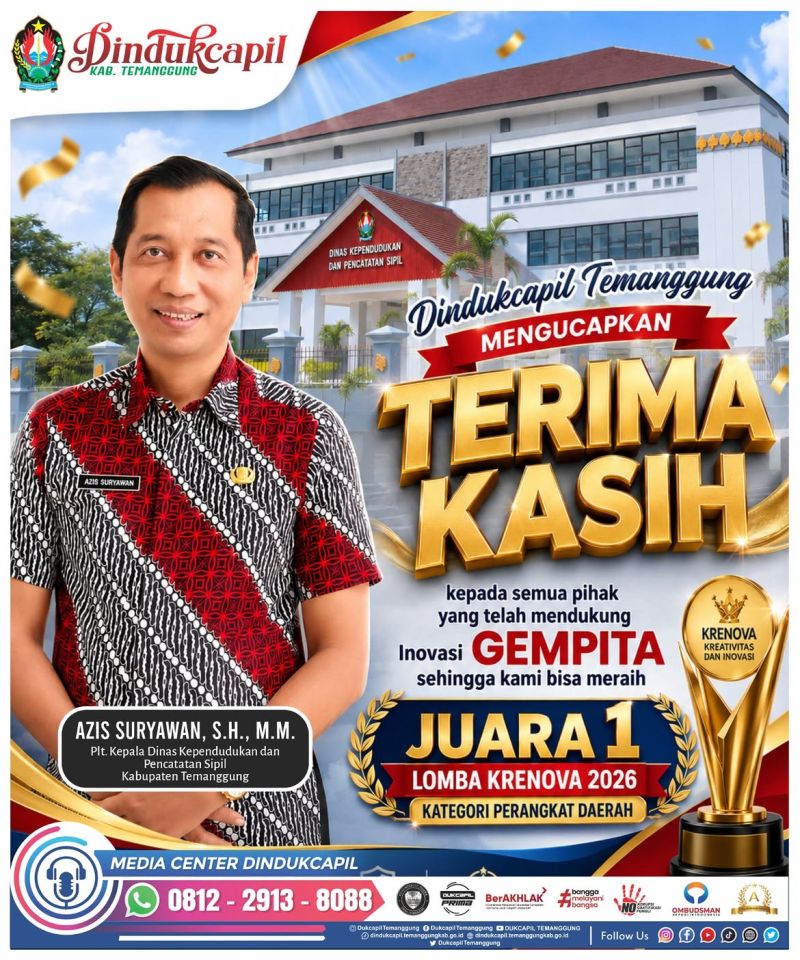 TERIMA KASIH ATAS DUKUNGAN DAN KEPERCAYAAN ANDA
