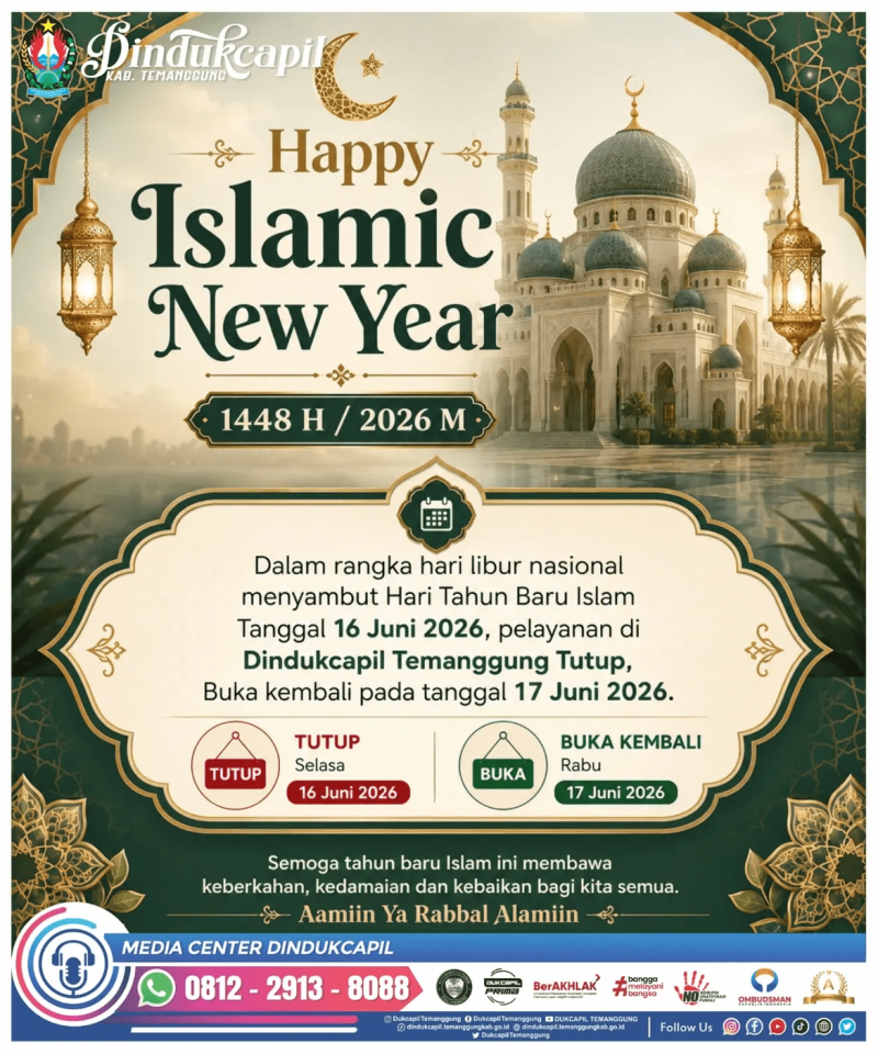 Selamat Tahun Baru Islam 1 Muharram 1448 H