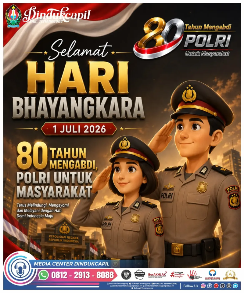 Selamat Hari Bhayangkara ke-80