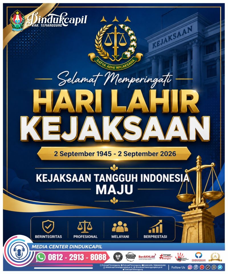 SELAMAT MEMPERINGATI HARI LAHIR KEJAKSAAN
