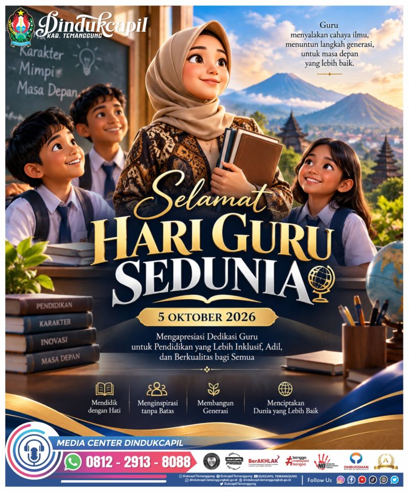 SELAMAT HARI GURU SEDUNIA
5 Oktober 2026